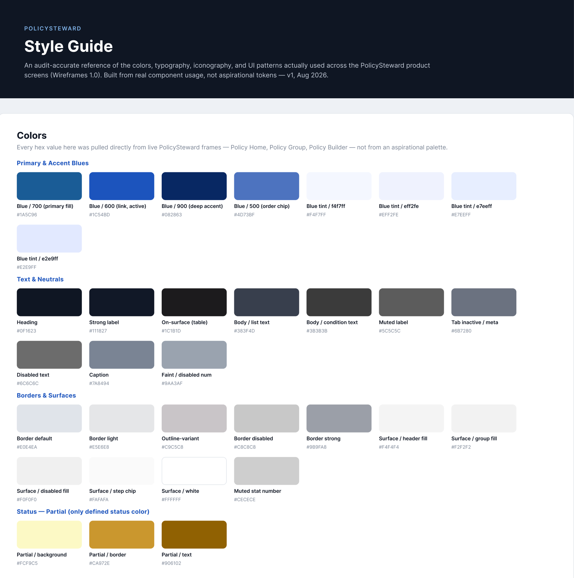 Platform design system